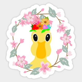 Ducky Spring Vibes Sticker